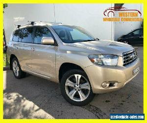 2007 Toyota Kluger GSU40R KX-S Wagon 7st 5dr Spts Auto 5sp, 2WD 3.5i [Aug] Gold